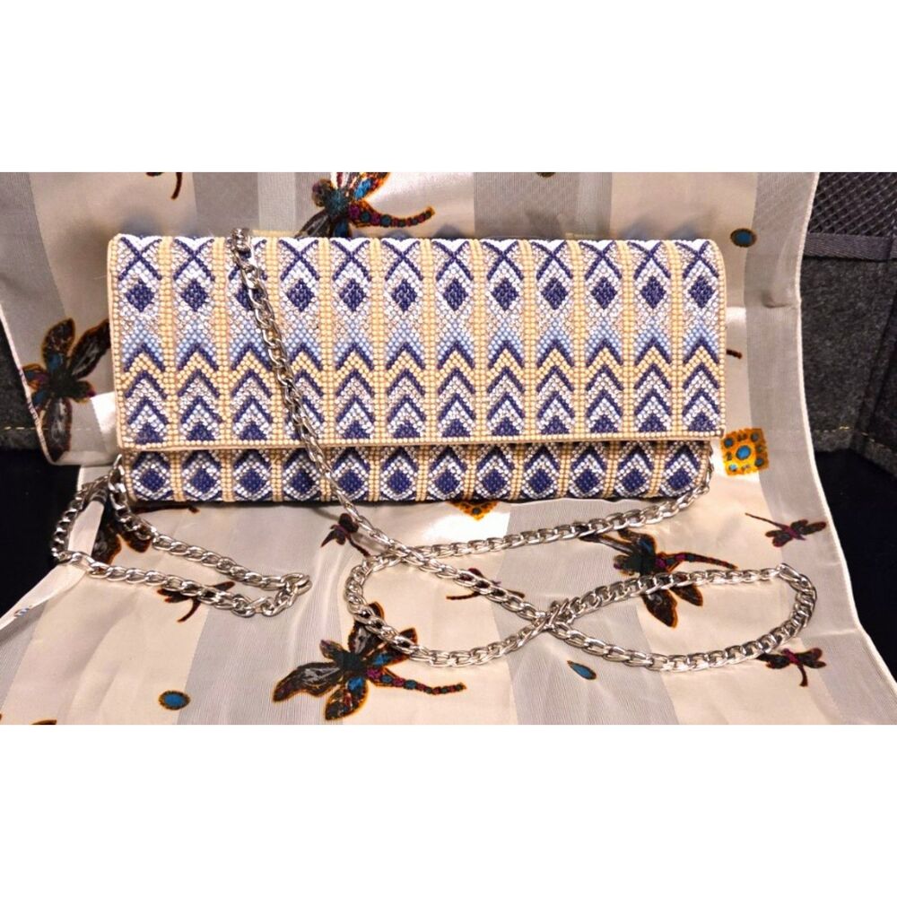 Starlet Evening Beaded Envelope Clutch/Crossbody